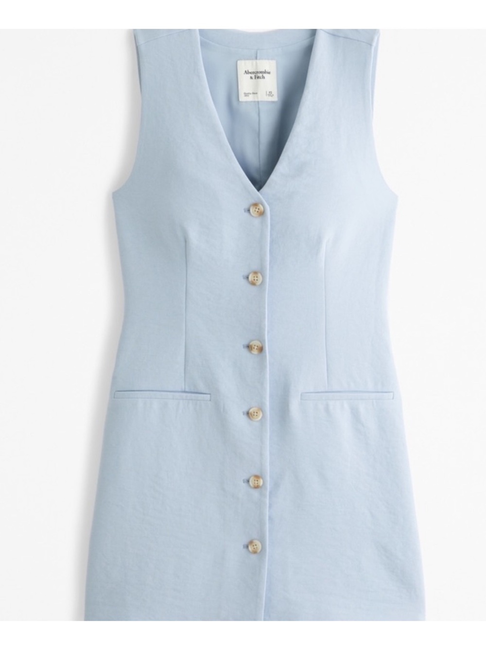 Abercrombie & Fitch Mara Vest Dress. Large Tall - Picture 6 of 7